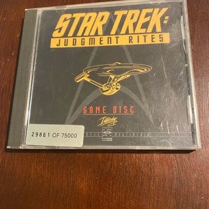 Star Trek: Judgment Rites Limited CD-ROM Collector's Edition (PC, 1995)